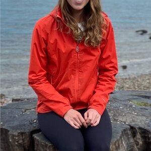 The North Face women’s red raincoat size medium dryvent